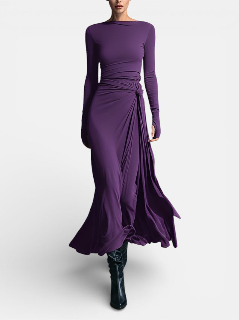 NAIARA ❘ MAXI DRESS WITH SIDE KNOT Sarah’s Austin Avenue