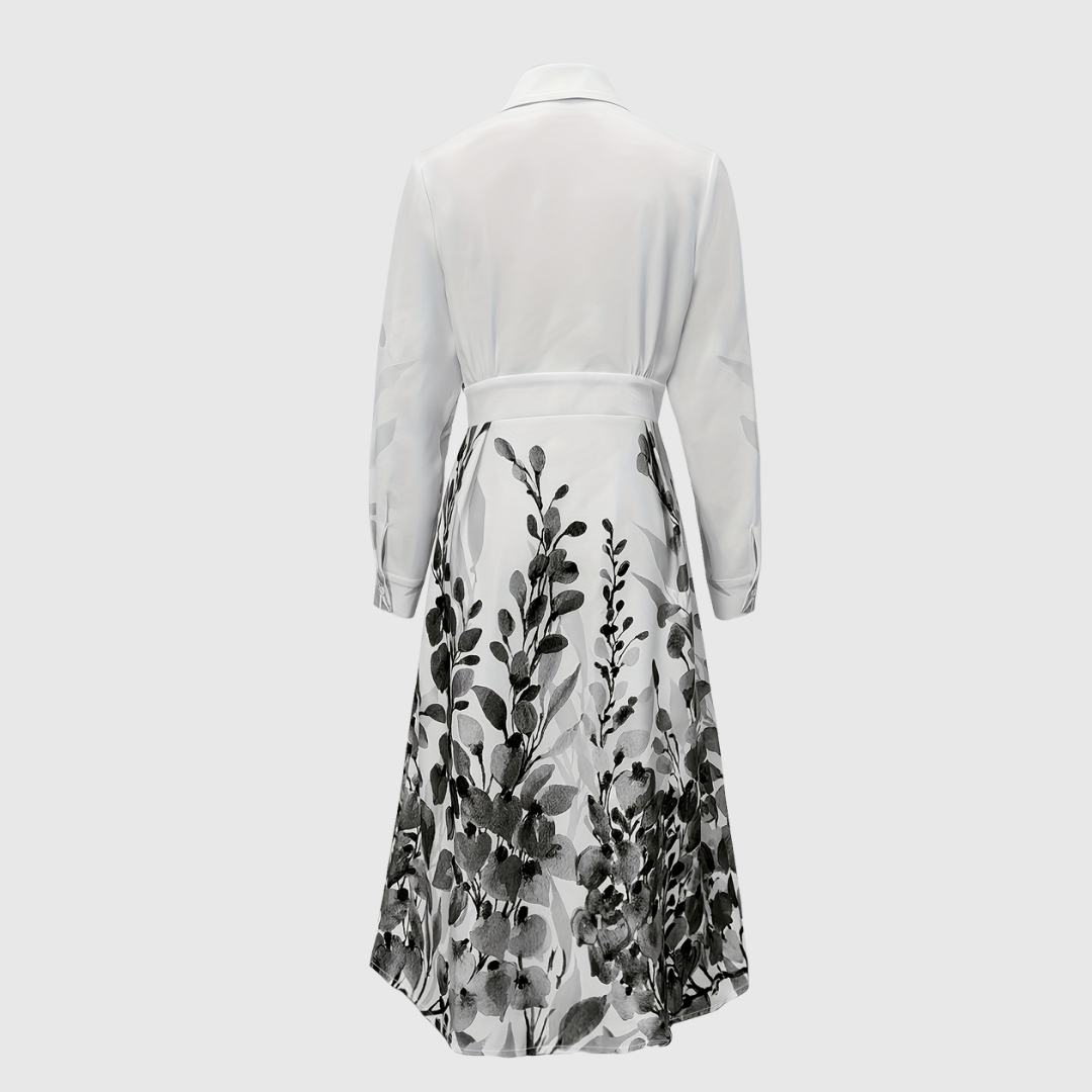 Maleanor | Garden-Print Long Sleeve Maxi Dress Sarah’s Austin Avenue