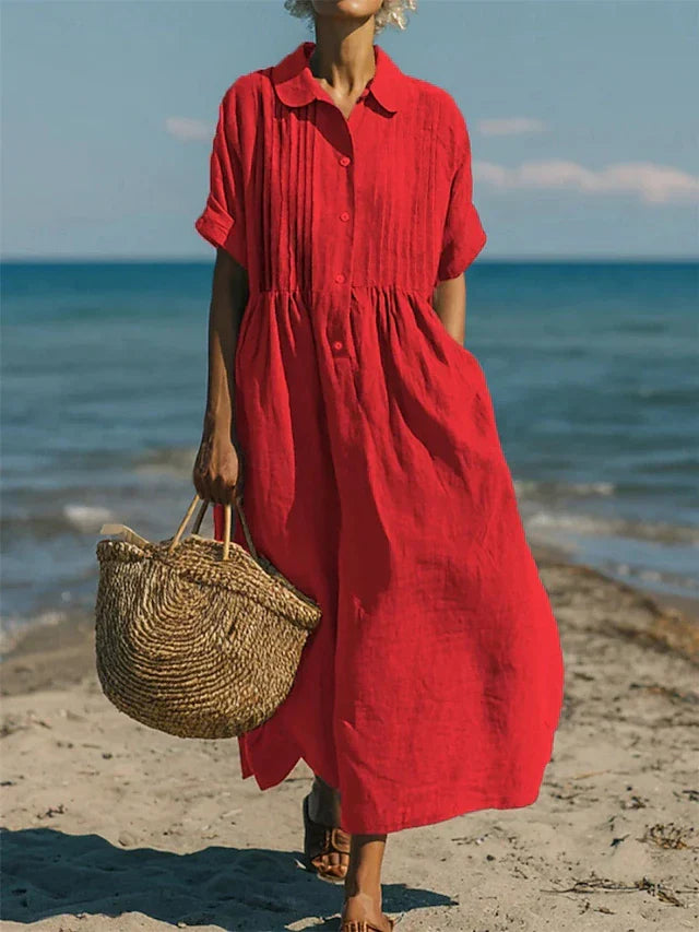 Alice | Cotton Button Shirt Dress Sarah’s Austin Avenue