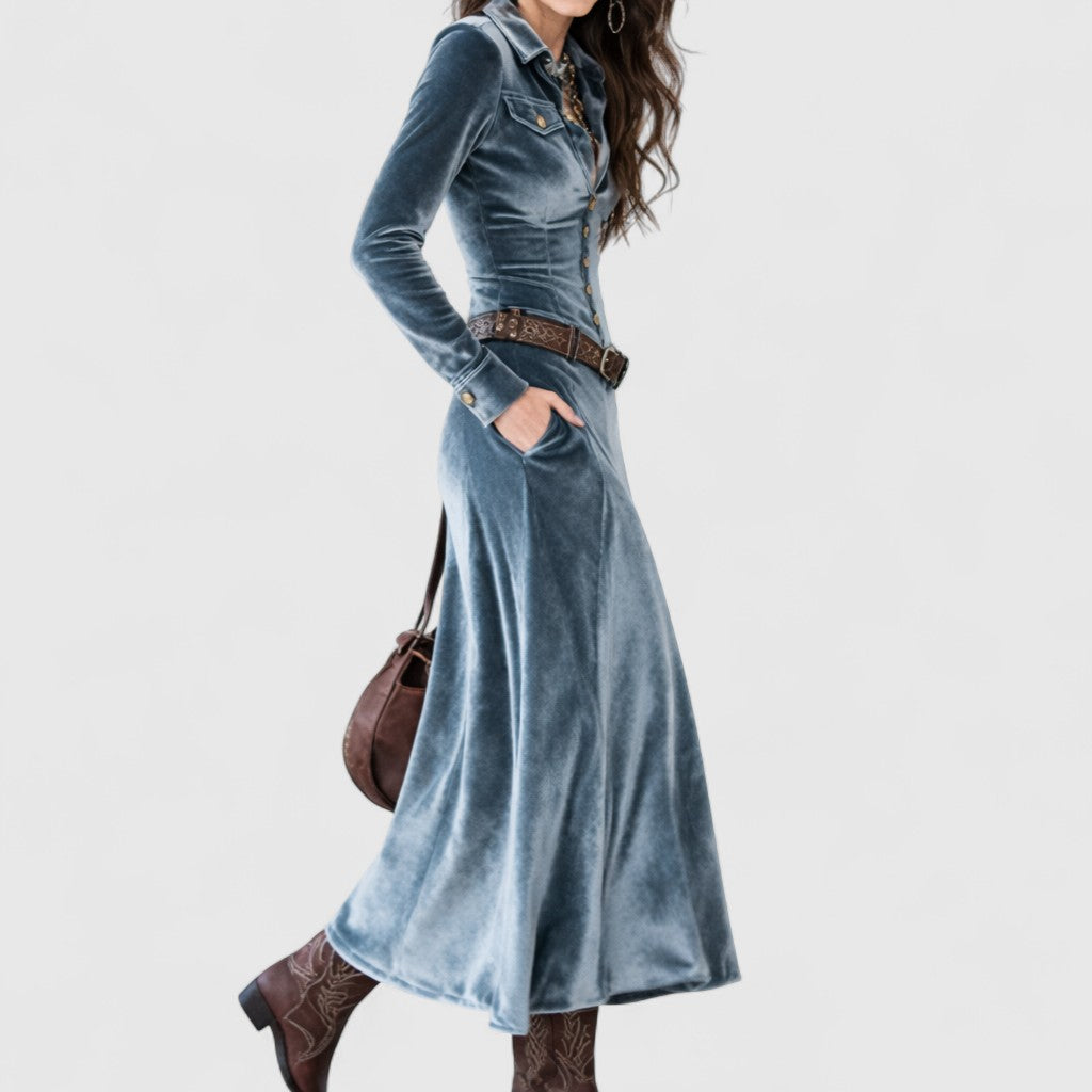 Vena™ | Modern Flowing Maxi Dress Sarah’s Austin Avenue