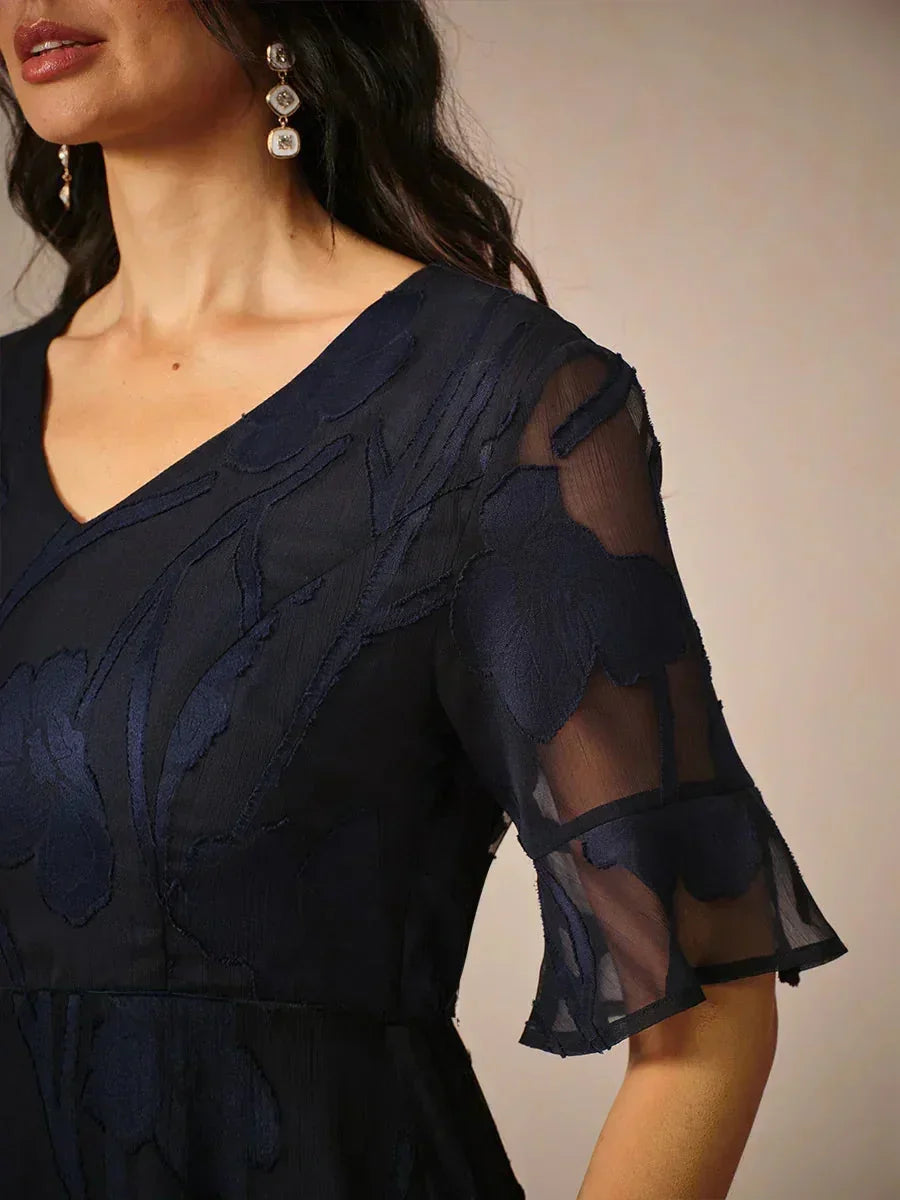 Ruffle Flutter Lace Maxi Dress Sarah’s Austin Avenue