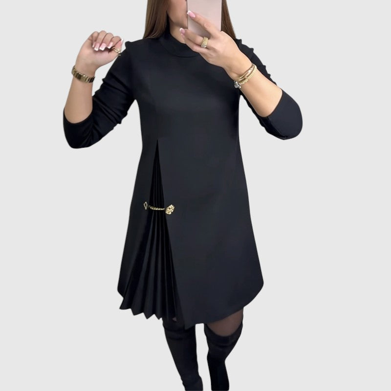 Sophie™ | Pleated A-Line Long Sleeve Dress Sarah’s Austin Avenue