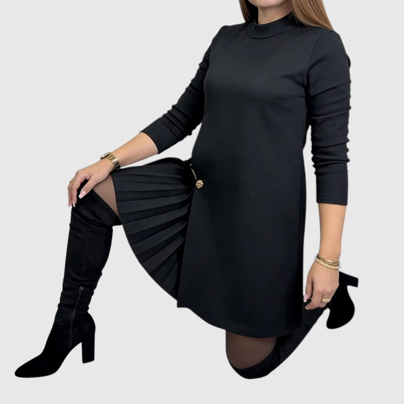 Sophie™ | Pleated A-Line Long Sleeve Dress Sarah’s Austin Avenue